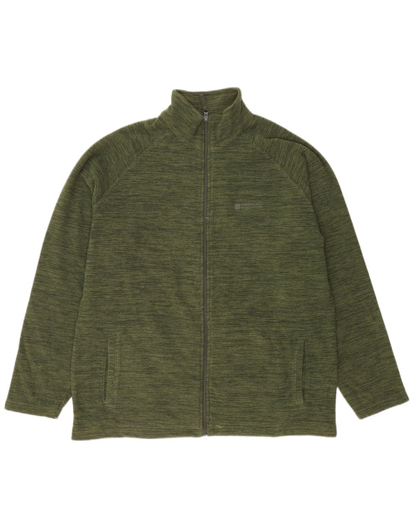 Mountain Warehouse Veste Polaire Homme UK 42 XL Vert Moucheté Polyester
