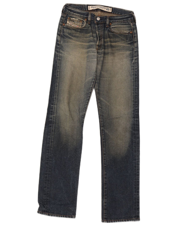Jeans dritti da donna Diesel W28 L31 cotone blu