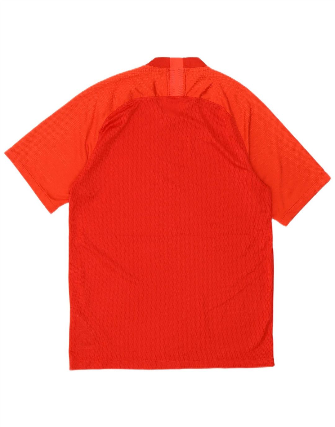 Nike Mens Dri Fit T-Shirt Top Medium Red Colourblock Polyester