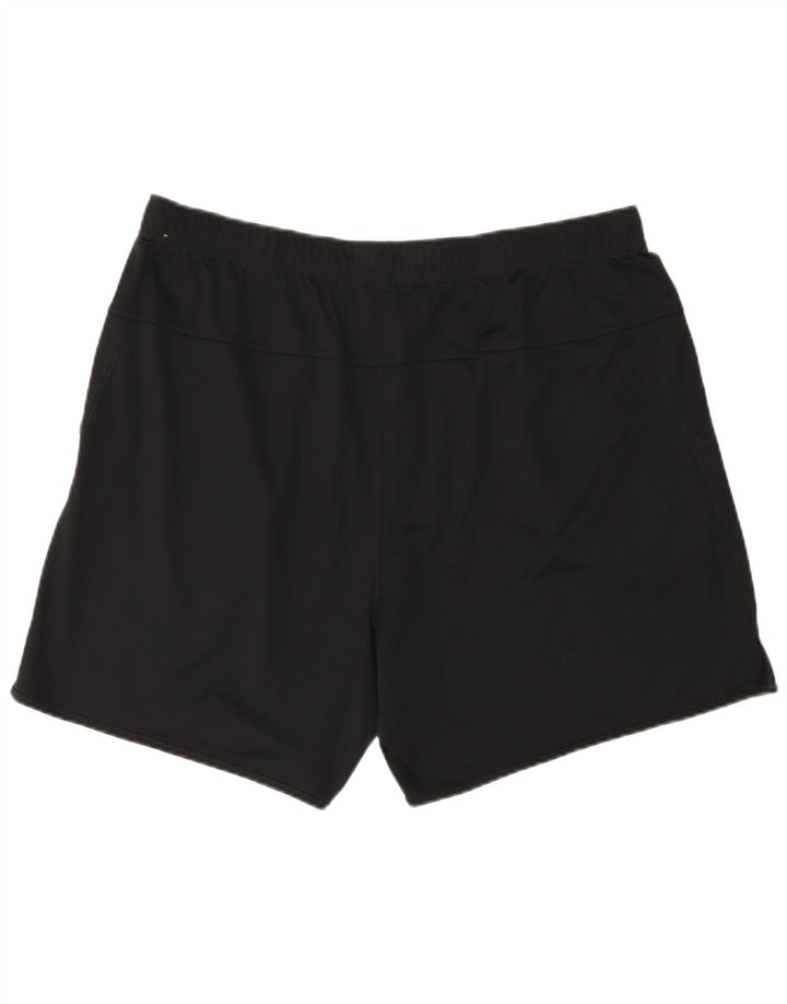 Nike Short de sport Dri Fit pour homme 2XL Noir Polyester