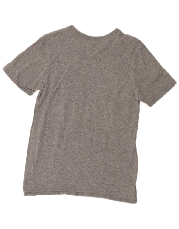 Nike Mens Athletic Cut Graphic T-Shirt Top Small Grey Flecked
