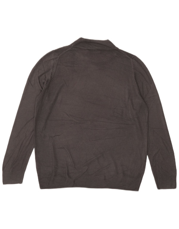 Marks & Spencer Rollkragenpullover für Damen, Gr. 40, Größe L, Acryl, Grau