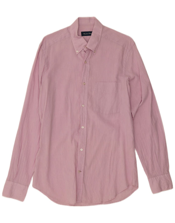 Camisa Massimo Dutti Hombre Small Rosa