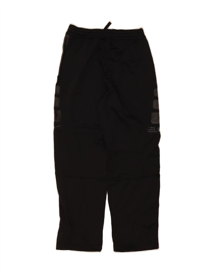 NIKE Boys Graphic Tracksuit Trousers 12-13 Years Large  Black Polyester Vintage Nike and Second-Hand Nike from Messina Hembry 