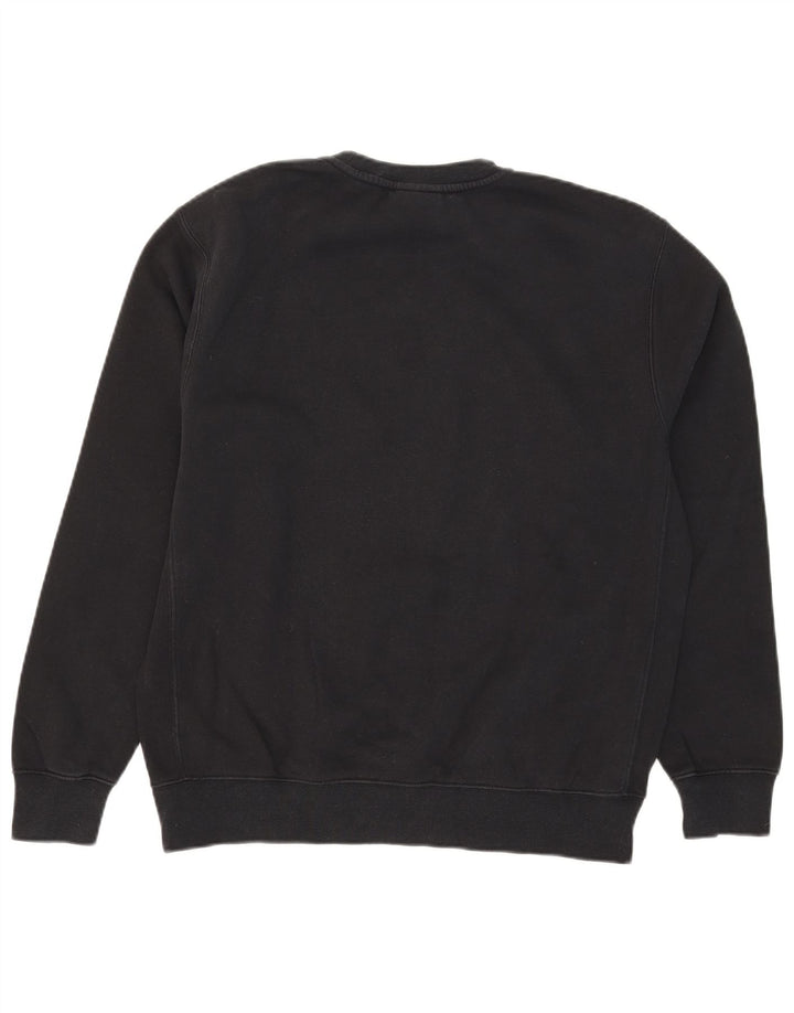 Nike Mens Graphic Sweatshirt Jumper Medium Black Cotton