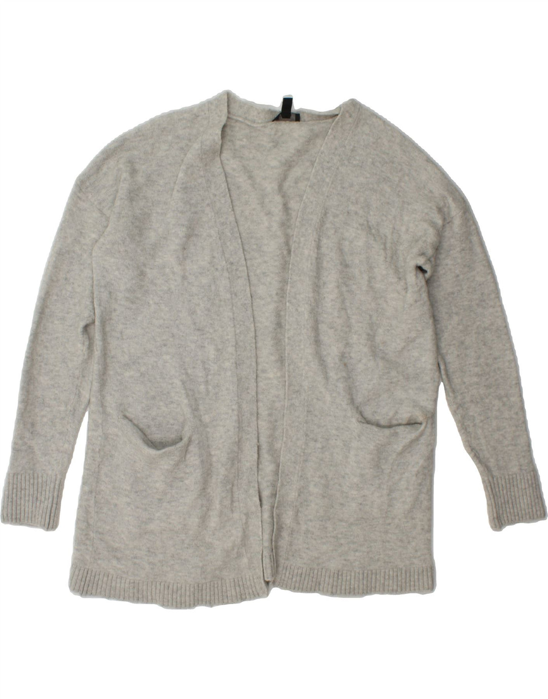 J. CREW Womens Oversized Cardigan Sweater UK 14 Medium Grey Nylon Vintage J. Crew and Second-Hand J. Crew from Messina Hembry 
