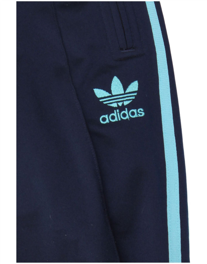 Adidas Womens Tracksuit Trousers EU 36 Small  Navy Blue Polyester