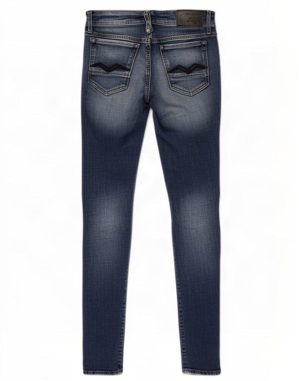 Replay Damen Rose Skinny Jeans W26 L30 Blau