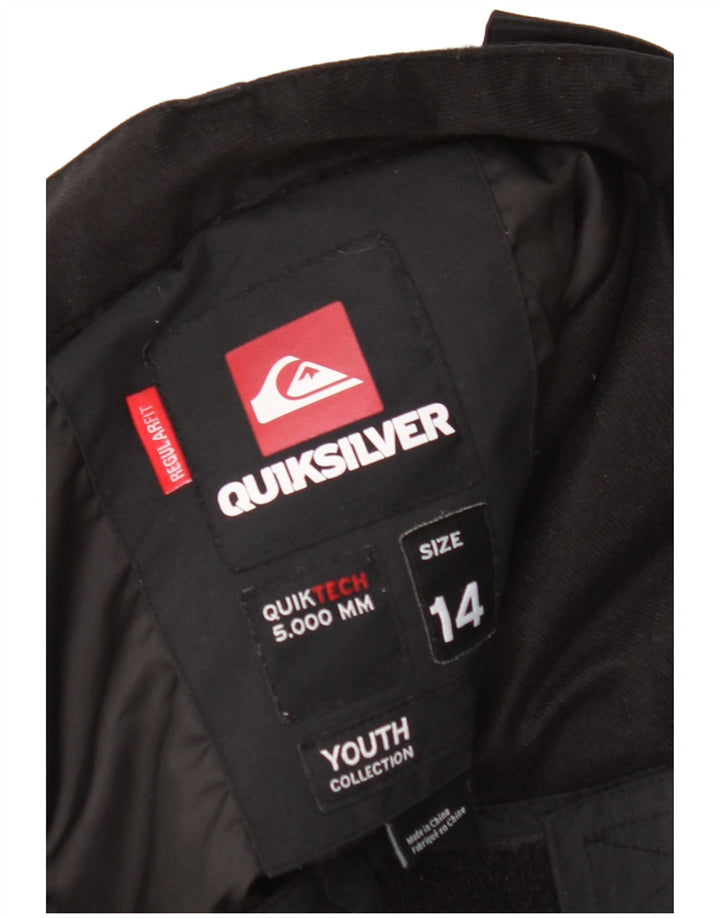 Pantaloni da sci Quiksilver da bambino 13-14 anni in poliammide nero
