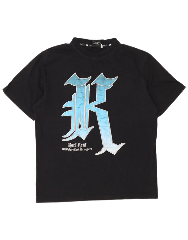 Karl Kani T-shirt graphique coupe ample pour homme XS en coton noir