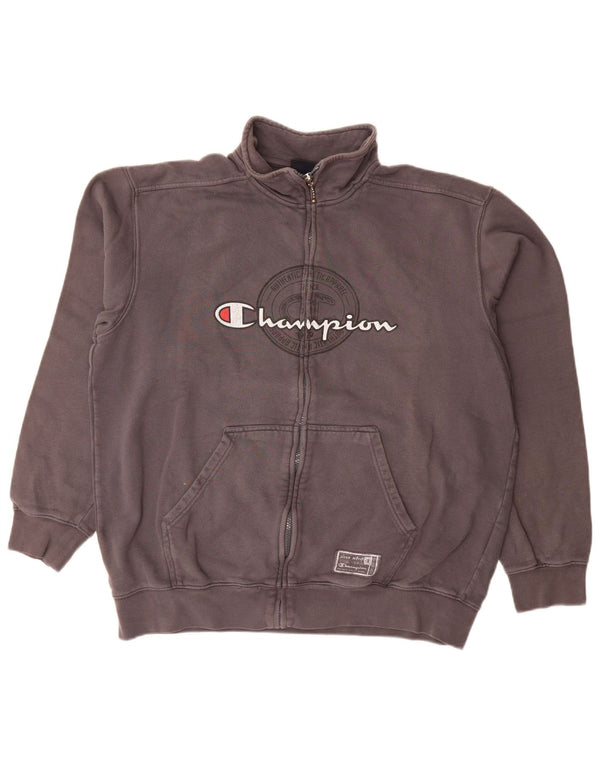Champion Veste de survêtement graphique pour homme 2XL Gris Coton