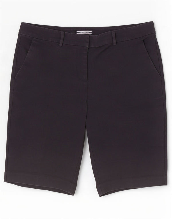 Tommy Hilfiger Womens Chino Shorts W30 Medium Navy Blue Cotton