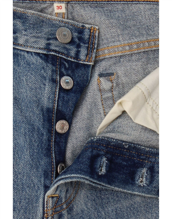 LEVI'S Womens Cropped Jeans W30 L24  Blue Cotton Vintage Levi's and Second-Hand Levi's from Messina Hembry 