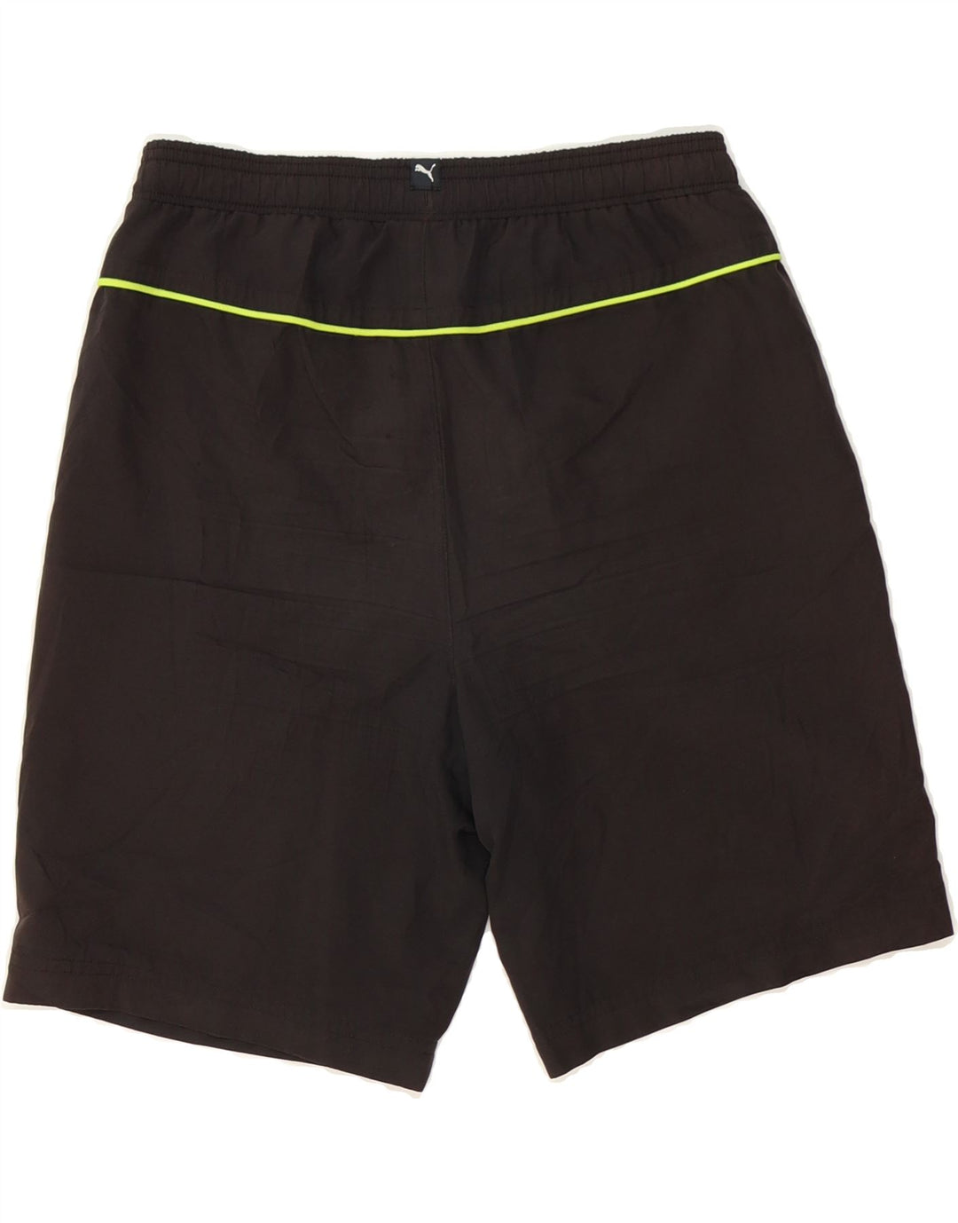 PUMA Boys Sport Shorts 13-14 Years Brown Polyester Vintage Puma and Second-Hand Puma from Messina Hembry 