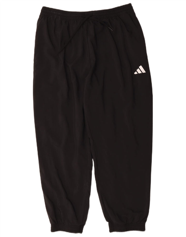 Adidas Mens Tracksuit Trousers Joggers XL  Black Polyester