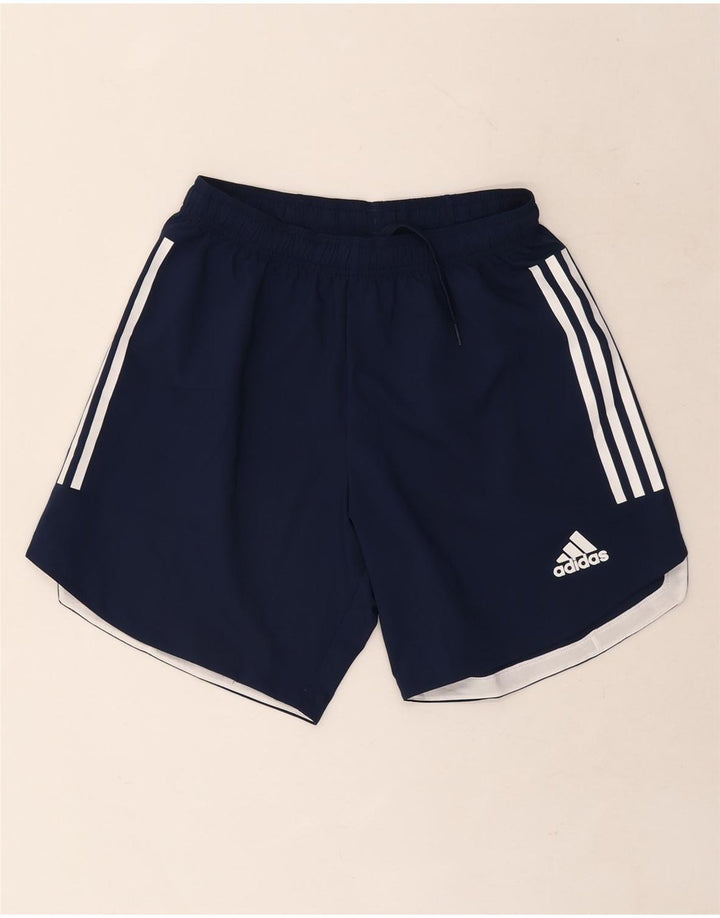 Adidas Mens Aeroready Sport Shorts Medium Navy Blue Polyester