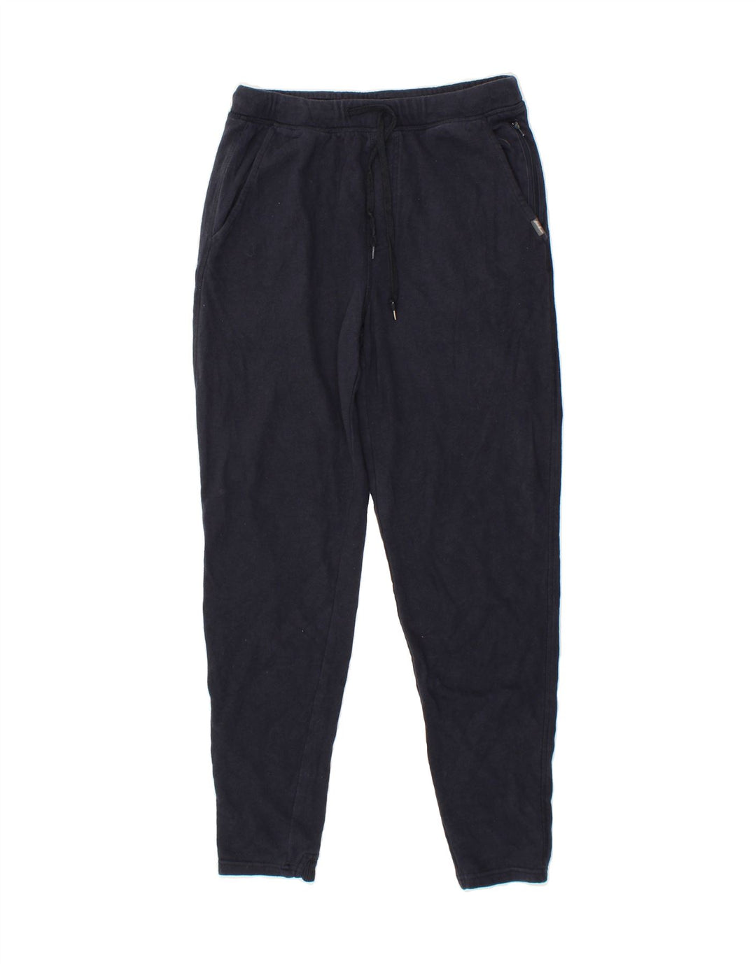 EDDIE BAUER Mens Ben Tracksuit Trousers Small  Navy Blue Cotton Vintage Eddie Bauer and Second-Hand Eddie Bauer from Messina Hembry 