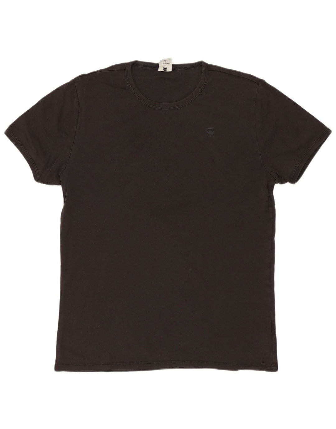 G-STAR Mens T-Shirt Top Large Grey Cotton