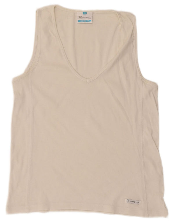 Canotta Champion da donna Heritage Fit UK 18 XL bianca