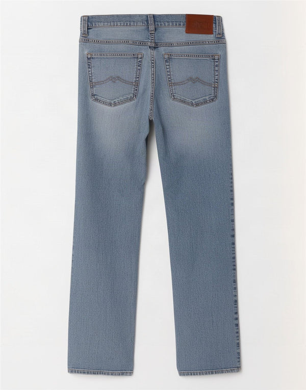 Mustang Herre Tramper Straight Jeans W33 L32 Blå Bomuld