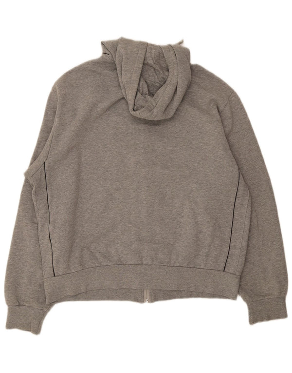 Lotto Herren-Kapuzenpullover mit Reißverschluss, XL, graue Baumwolle
