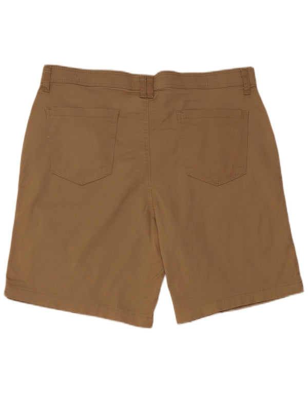 Pantaloni scurți casual Lee Riders pentru femei US 14 Large W34 Beige Bumbac