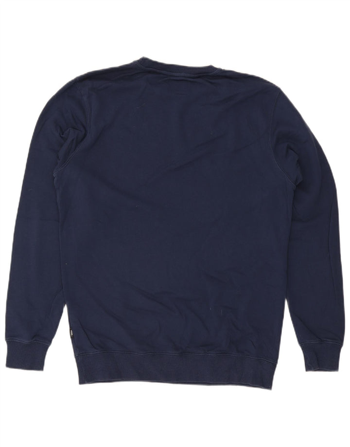 Vans Mens Sweatshirt Jumper Small Navy Blue Cotton