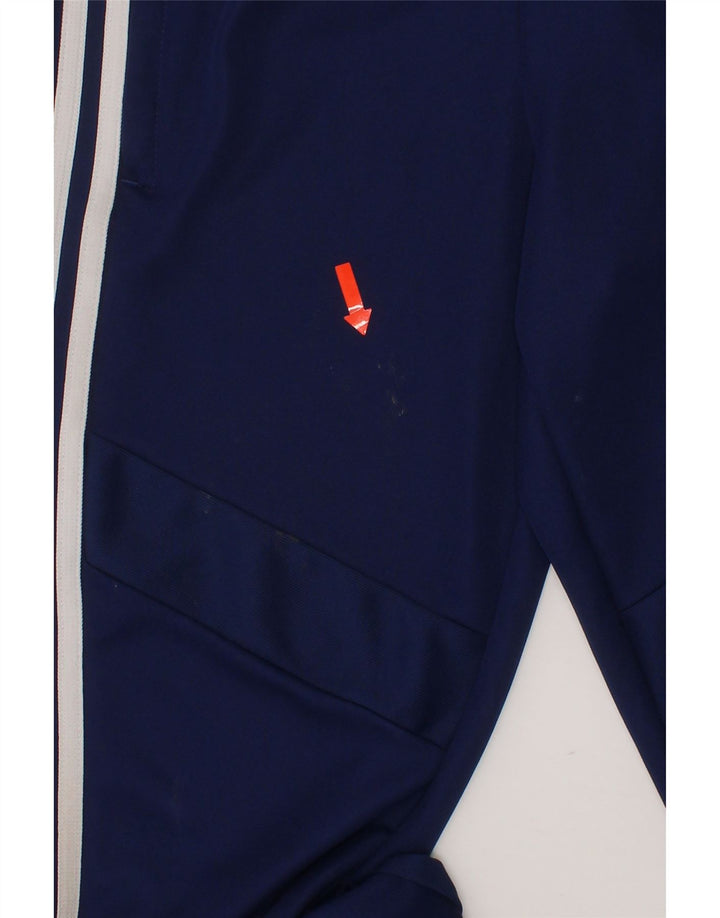 ADIDAS Boys Tracksuit Trousers 11-12 Years  Navy Blue Polyester Vintage Adidas and Second-Hand Adidas from Messina Hembry 
