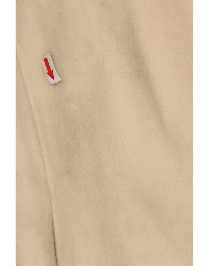 Vintage Womens Overcoat IT 42 Medium White Virgin Wool