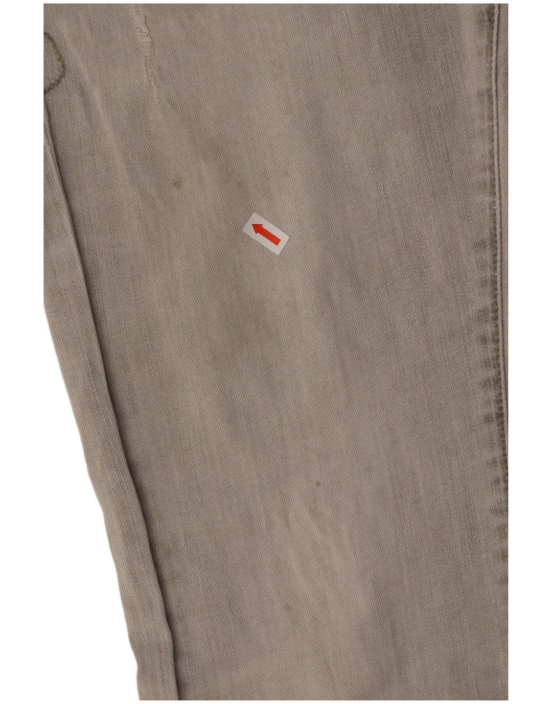 ARMANI Mens Distressed Straight Jeans W30 L32 Grey Cotton