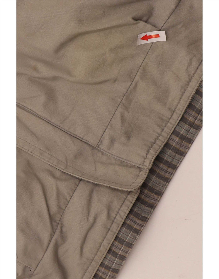 Jaqueta bomber masculina vintage UK 42 XL cinza