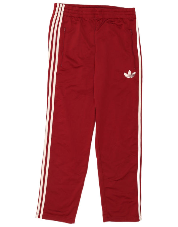 Adidas Pantalon de survêtement pour homme Large Polyester Bordeaux