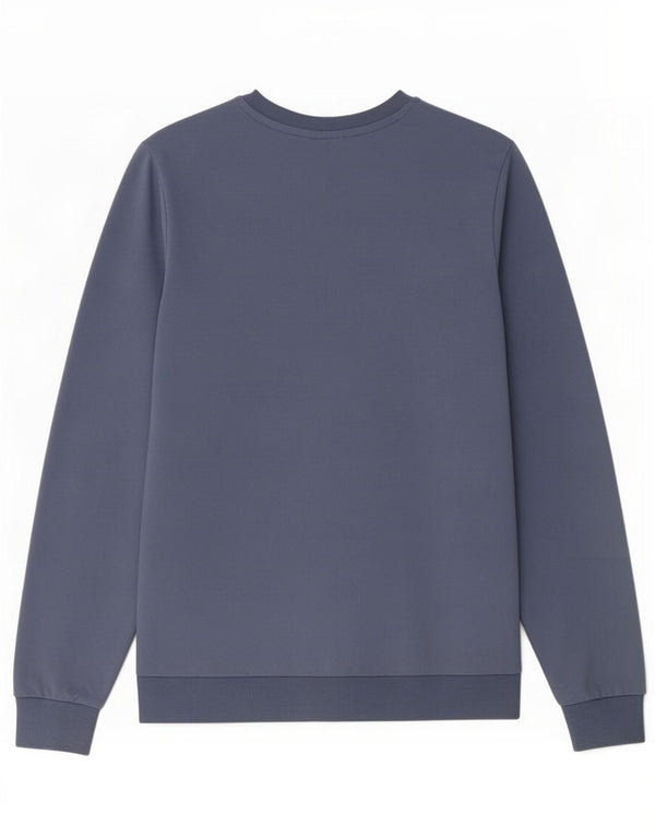 Kappa Herre Grafisk Sweatshirt Jumper Stor Blå Bomuld