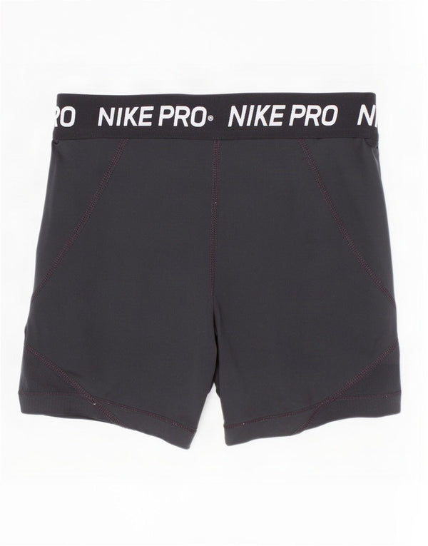 Nike piger Dri Fit grafiske sportsshorts 10-11 år medium sort polyester
