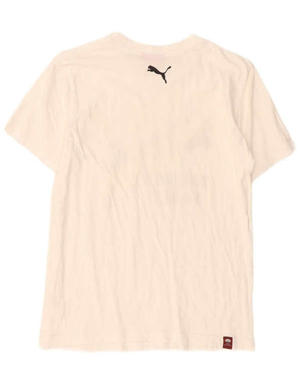 Puma T-Shirt Graphique Homme Petit Blanc