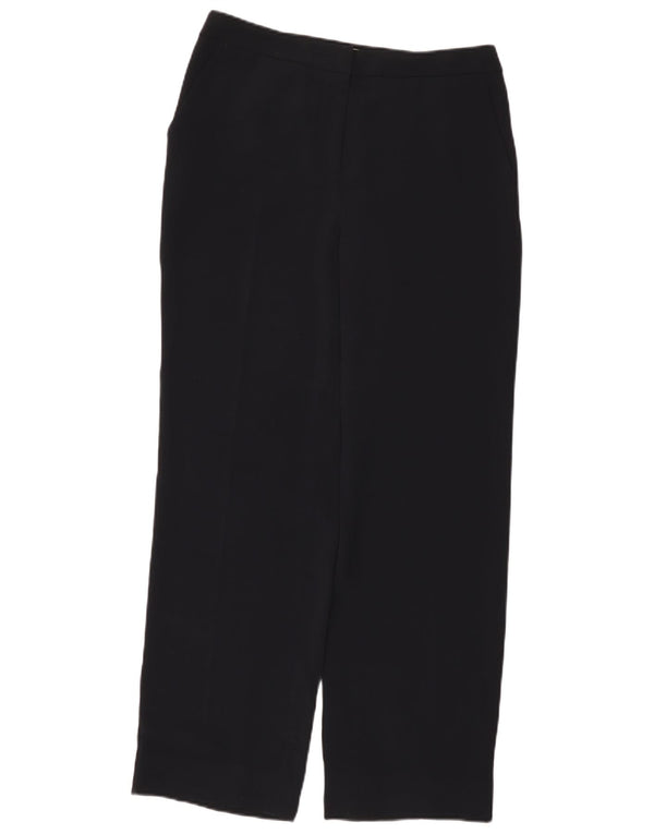 Hobbs Womens Straight Chino Trousers UK 12 Medium W32 L29 Navy Blue