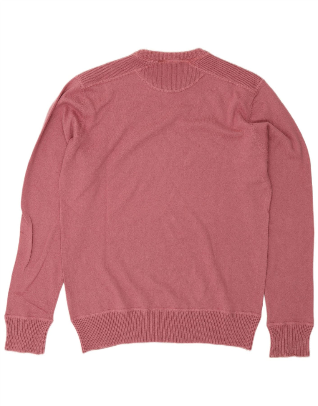 Gas Herren-Pullover mit Rundhalsausschnitt, groß, rosa Wolle