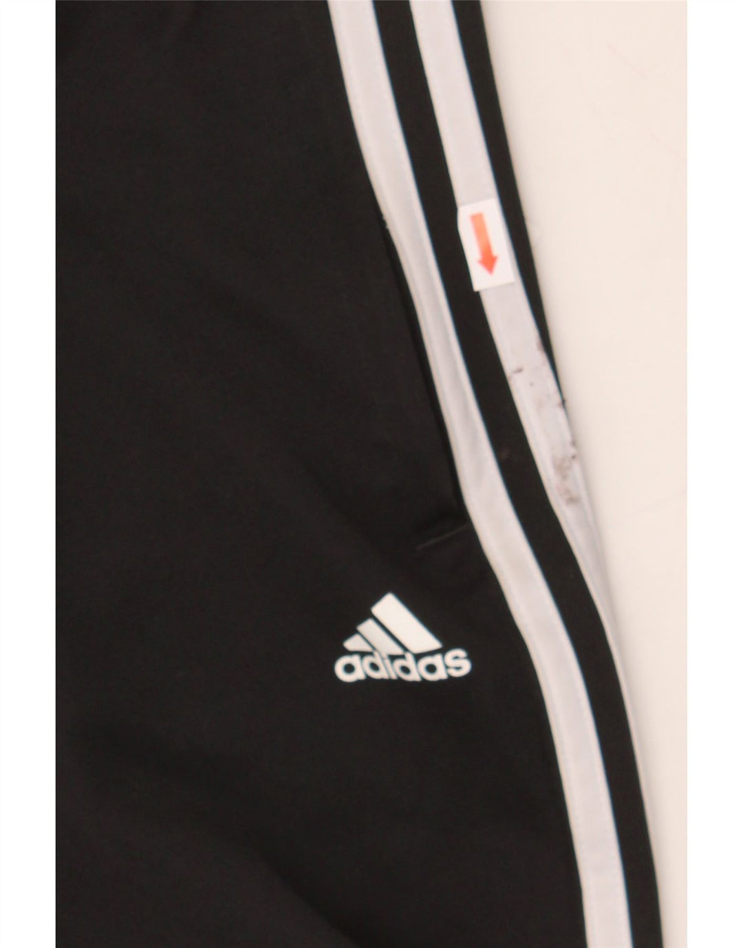 ADIDAS Boys Tracksuit Trousers 11-12 Years Black Polyester Vintage Adidas and Second-Hand Adidas from Messina Hembry 