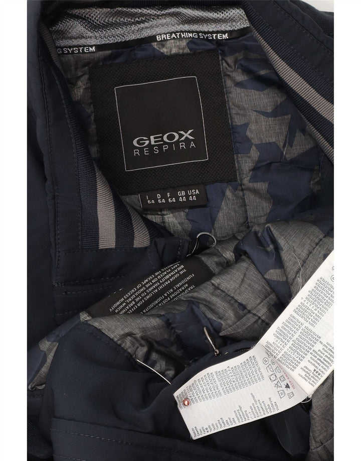 Giubbotto bomber da uomo Geox UK 44 2XL poliestere blu navy
