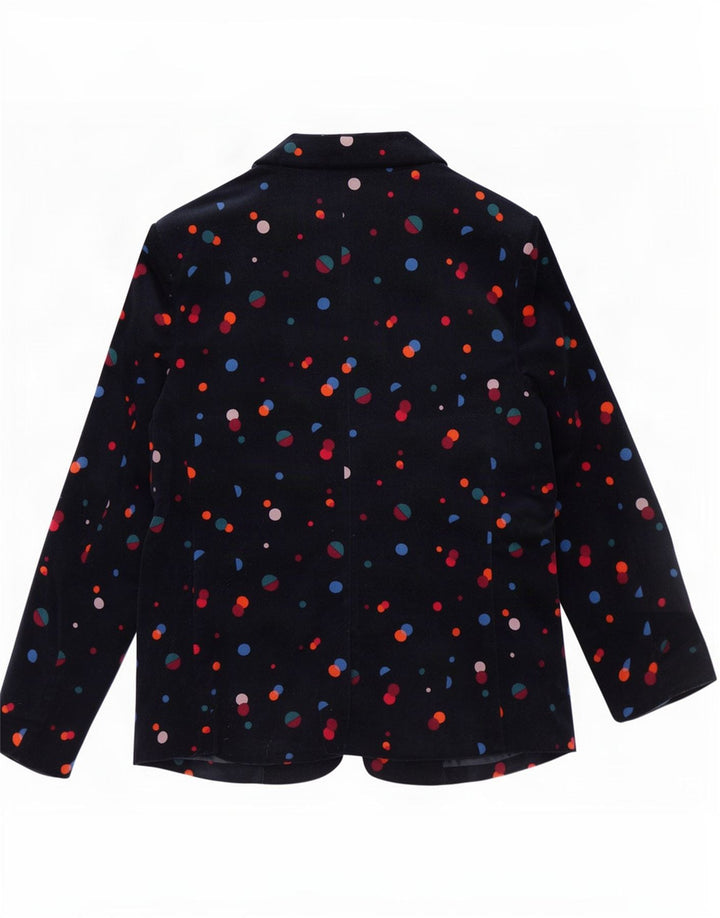 Jachetă Blazer pentru femei Monsoon cu 1 nasture UK 14 Bumbac mediu albastru bleumarin
