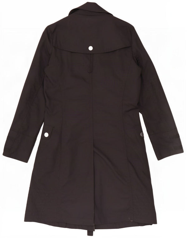 Max & Co. Gabardina para mujer UK 10 Small Poliéster negro