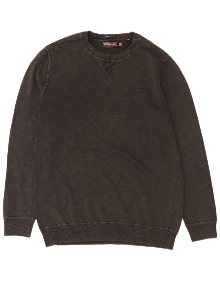 Мужской свитер Superdry 2XL, серый хлопок