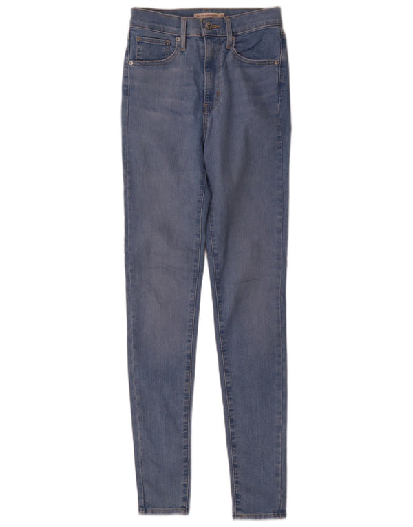 Jeans Levi's Mile High Super Skinny da donna W27 L33 cotone blu