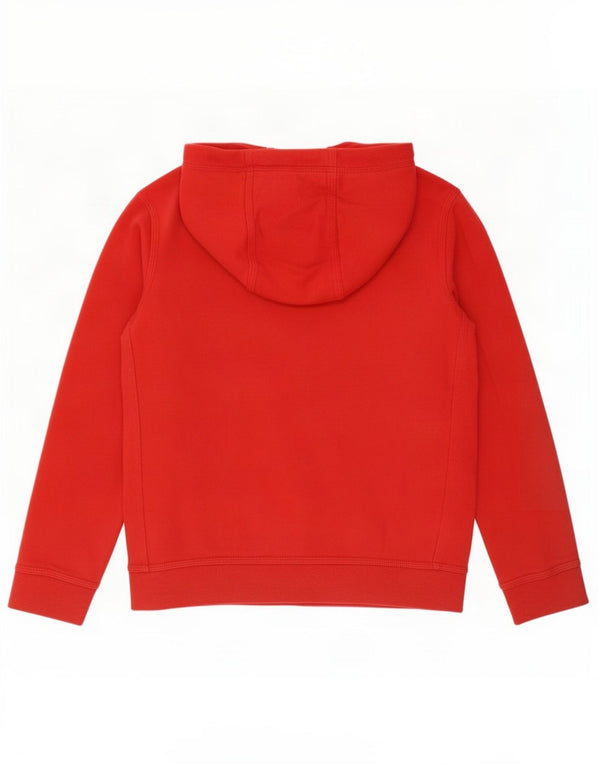 Nike Boys Hoodie Jumper 10-11 år Medium Rød Bomuld