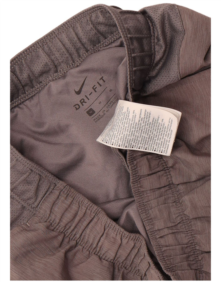Pantaloncini sportivi Nike Dri Fit da uomo in poliestere grigio medio