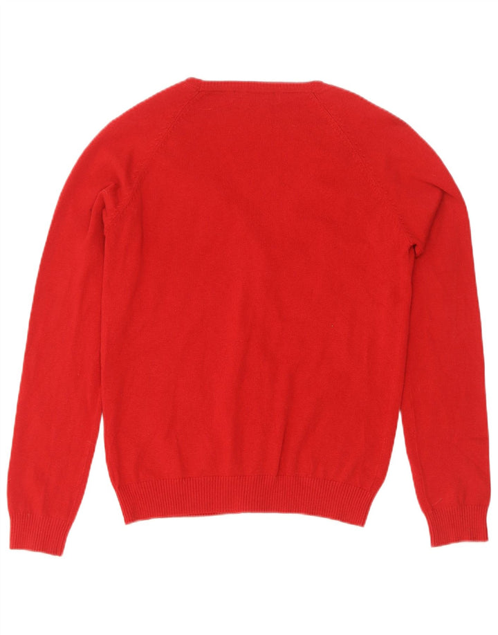 Zara Womens Cardigan Sweater UK 14 Large Red