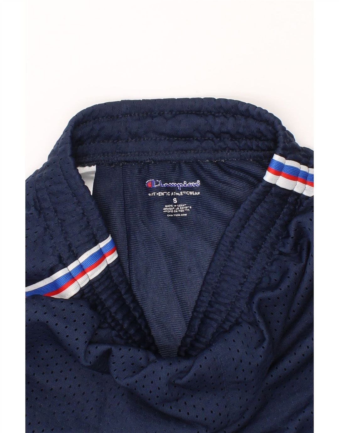 CHAMPION Boys Sport Shorts 7-8 Years Small Navy Blue Polyester Vintage Champion and Second-Hand Champion from Messina Hembry 