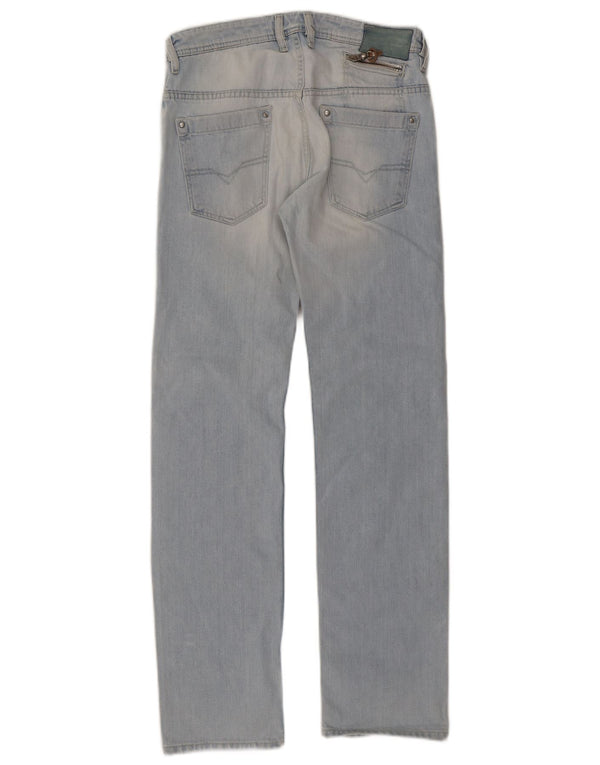 Jeans dritti da uomo Diesel Onijo W30 L32 in cotone blu