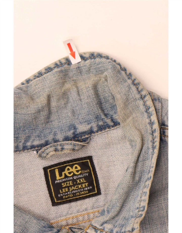 Lee Herre denimjakke UK 44 2XL Blå Bomuld