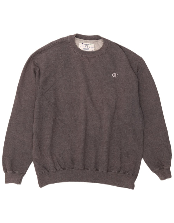 Champion Mens Sweatshirt Jumper XL Grey Cotton